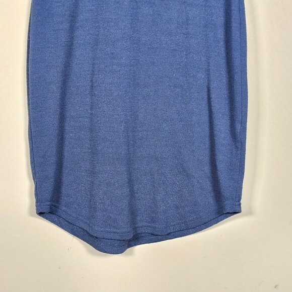 Golden by tna inland V Neck Reposa Knit Dress Bodycon Size S Blue - Picture 5 of 9